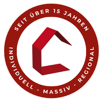 Siegel mit dem Concept Haus Logo in der Mitte.